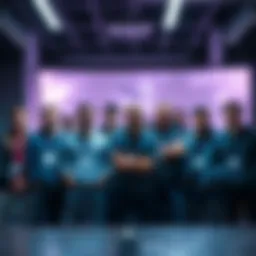 Developers unite against bigotry on Steam A group of game developers expresses their frustrations about hate and bigotry on Steam, standing together with serious expressions in a digital meeting setting.