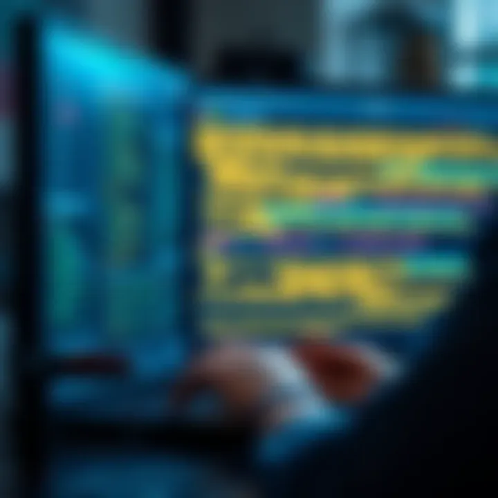 A person reviewing app permissions on a computer screen, highlighting unnecessary access requests in development tools.