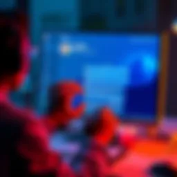 A person interacting with a chat interface on a computer, showing options to disable active personas and start a new chat.