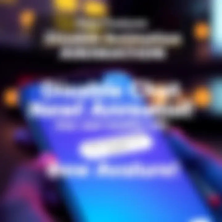 Illustration showing a smartphone with a chat screen where the chat opening animation is turned off, emphasizing a smoother interaction.