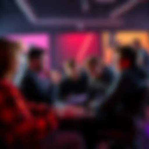 A group of people engaging in a heated conversation online, expressing different opinions in a pro forum setting.