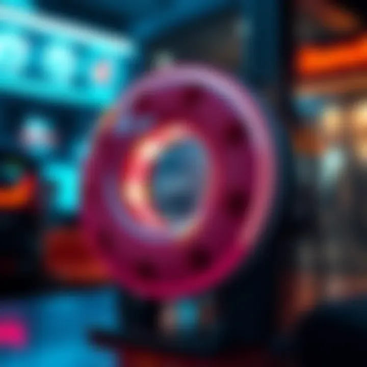 A close-up of the Donut Guard showcasing its unique design and features to enhance security and functionality for consumers in 2025.