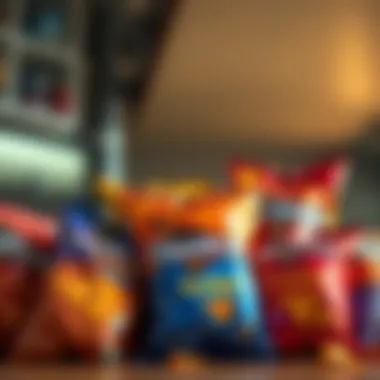 An assortment of Doritos chips in various flavors and bags displayed together