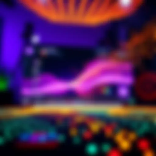 A screen showing dots animation being created in After Effects software