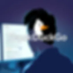 Illustration of DuckDuckGo logo with a background showing a confused person looking at a computer screen, symbolizing frustration with Google search results.