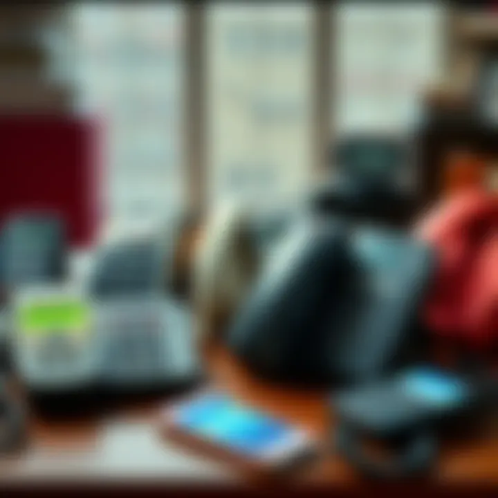 Dumb Phones Making a Comeback A variety of old-style cell phones and landline telephones sit on a table, showcasing the trend of people moving away from smartphones.