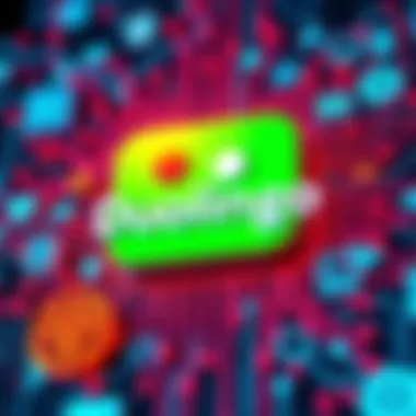Duolingo logo surrounded by artificial intelligence icons and symbols, showing the shift towards AI features