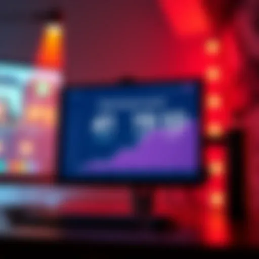 A computer screen displaying a minimal graphics early access game with a growing wishlist count, symbolizing initial player interest