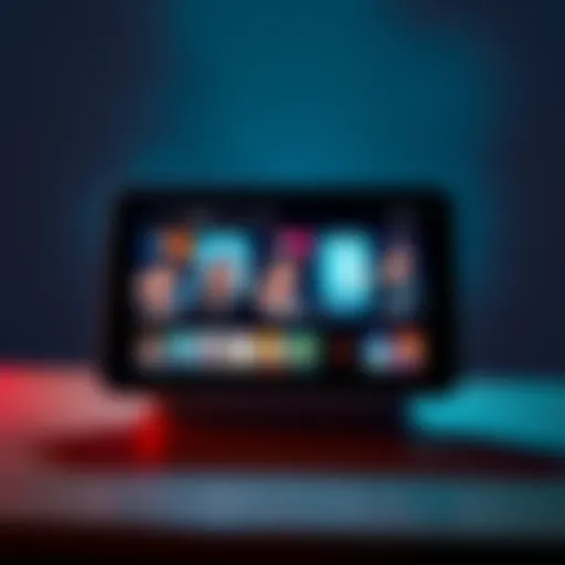 An Echo Show device displaying multiple advertisements on its screen, distracting users from its main functions.