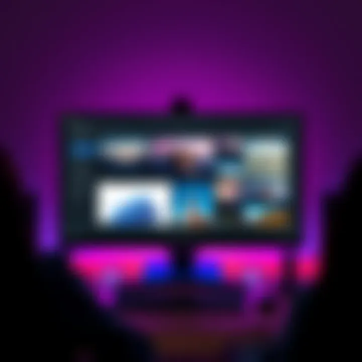 A computer screen displaying various image editing tools and features, showcasing user-friendly interfaces for creating stunning visuals.