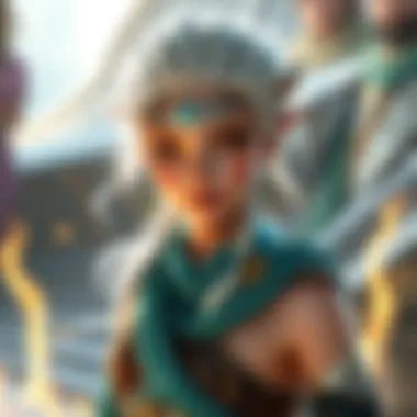 Elara dressed as Kida, showcasing her attire and character traits from Atlantis, radiating charm and energy.