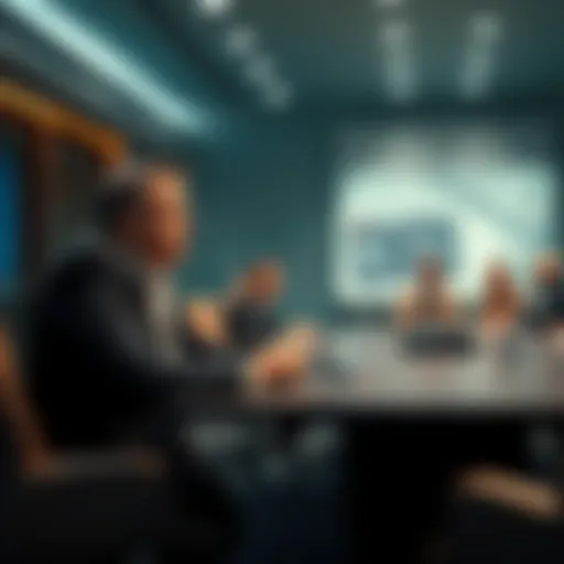 Elon Musk sitting at a conference table with regulators discussing innovation and safety concerns