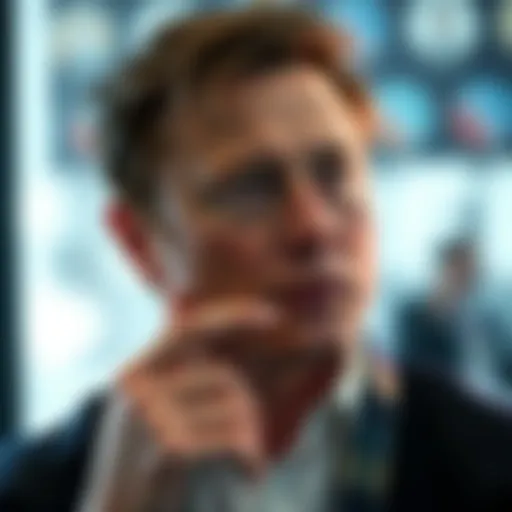 Elon Musk discussing key issues with a thoughtful expression during an interview