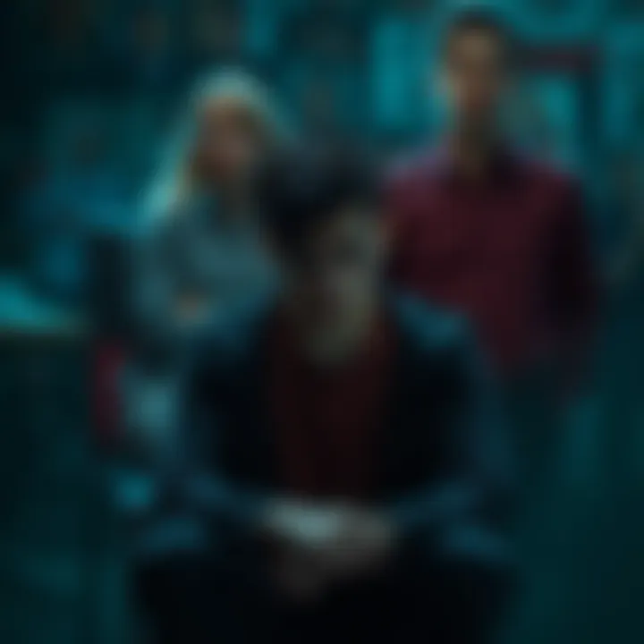 A person sitting alone with a thoughtful expression, surrounded by blurred images representing confusion and emotional turmoil.
