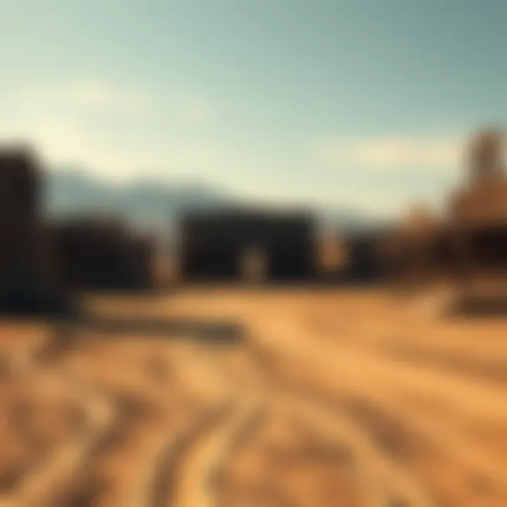 A barren Western film set with dusty land and wooden structures, symbolizing the absence of a film by Seth.