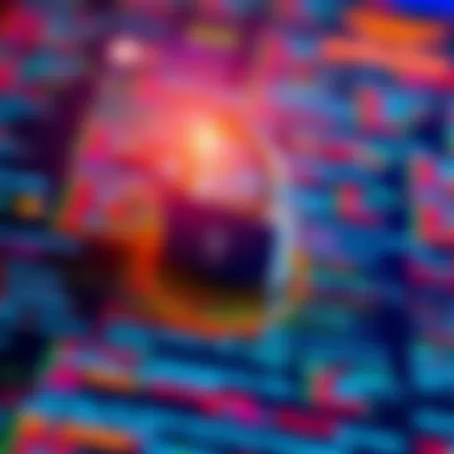 A visual of a digital lock symbol overlaid on game code files, representing encryption in gaming.