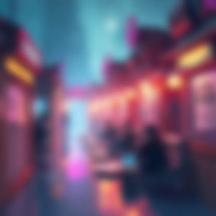 A colorful and interactive visual novel game scene showing unique storytelling elements like fake forums and cryptic writing, drawing players in with vibrant graphics.