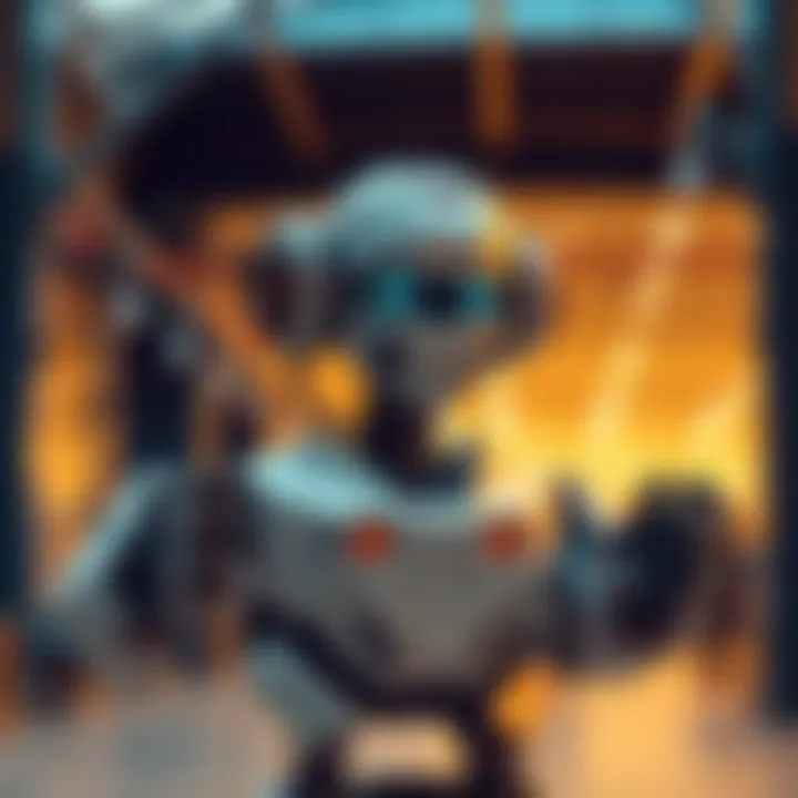 A real EngineAI robot showcasing its features in a modern setting, highlighting the difference from CGI representations.