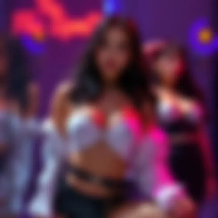 Exclusive preview of Euphemia Li Britannia's collection with bold poses and stylish outfits