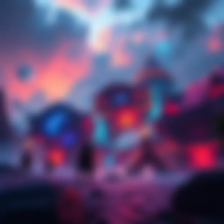 A vibrant single-player game world filled with new quests, characters, and dynamic environments, showcasing ongoing updates and expansions.