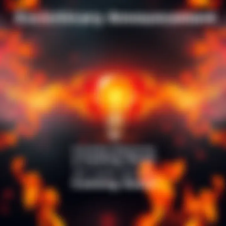 A vibrant graphic showcasing a light bulb symbolizing innovation, surrounded by flames representing enthusiasm and energy, with the text '4.8 Stable Release Coming Soon!'