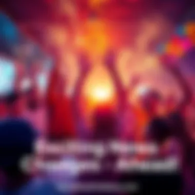 Exciting Changes Ahead A vibrant scene showing people celebrating new opportunities and positive changes, with bright colors and upbeat expressions.