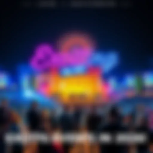 A vibrant scene showcasing people gathering for various exciting events in 2026, celebrating and engaging in activities.