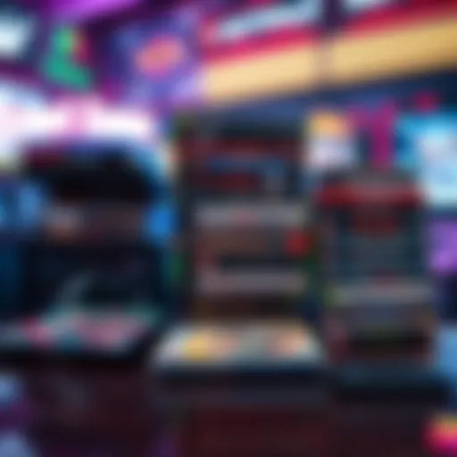 A group of pricey video games displayed on a table, showcasing various game titles and prices, reflecting gamers' costly choices