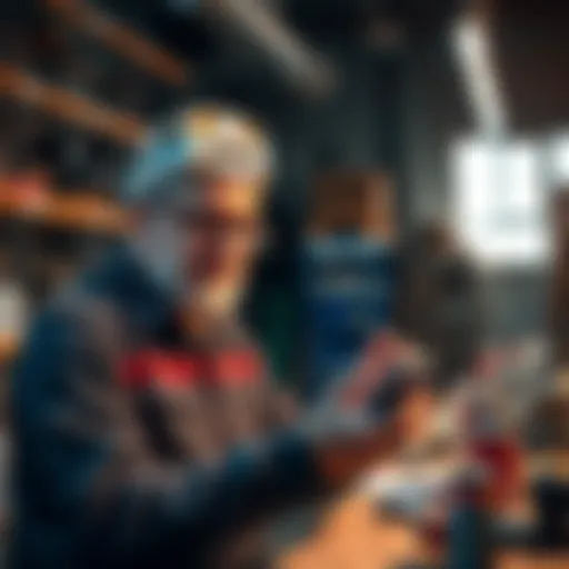 An expert with 25 years of experience in manufacturing and importing answers questions in a workshop setting.