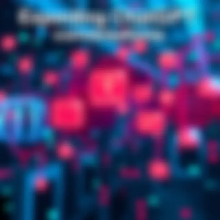 A graphic showing data transfer from one AI model to another with visual elements representing chat conversations and data formats.