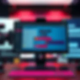 A visual guide showing a computer screen with chat prompts being moved from one interface to another, illustrating the transition process.