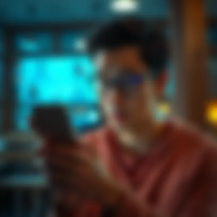 A person looking puzzled while using a smartphone, capturing the essence of the term 'wut' in online conversations.