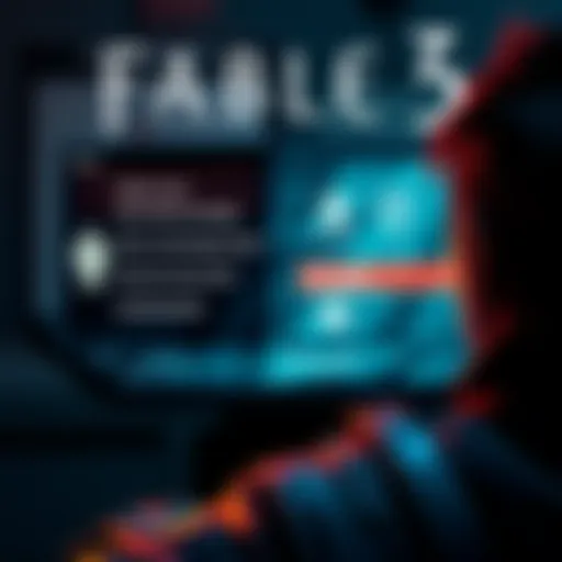 A frustrated player looking at a Fable 5 screen showing unresponsive prompts