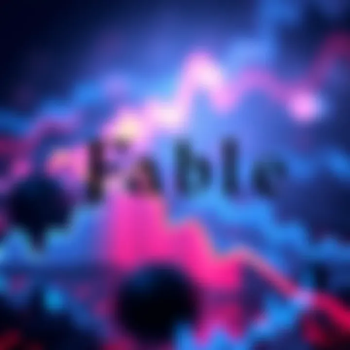 A visual of Fable's logo alongside a graph showing a significant decline in usage metrics for Claude, indicating challenges ahead.