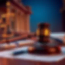 New Mexico jury ruling on Facebook violations with gavel and legal documents