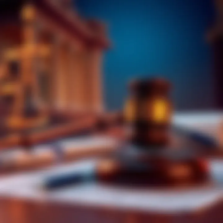 New Mexico jury ruling on Facebook violations with gavel and legal documents