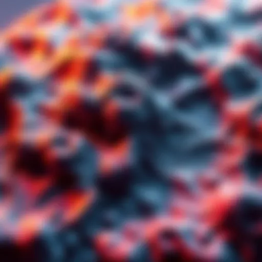 A visual representation of a fake normal map with albedo textures and custom shaders applied, showcasing enhanced surface details and lighting effects.