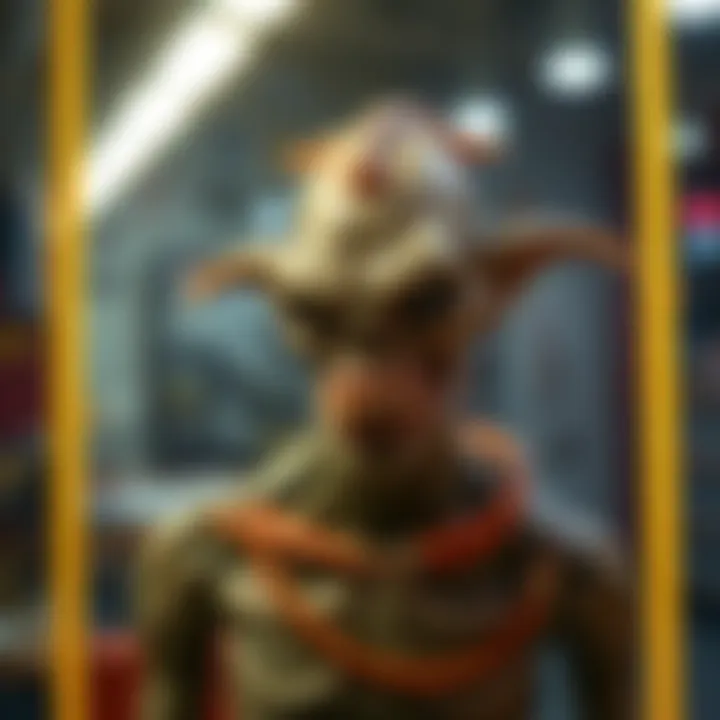 Fallout-inspired ghoul model on display A detailed model of a ghoul character inspired by Fallout, showcasing its unique features and design.