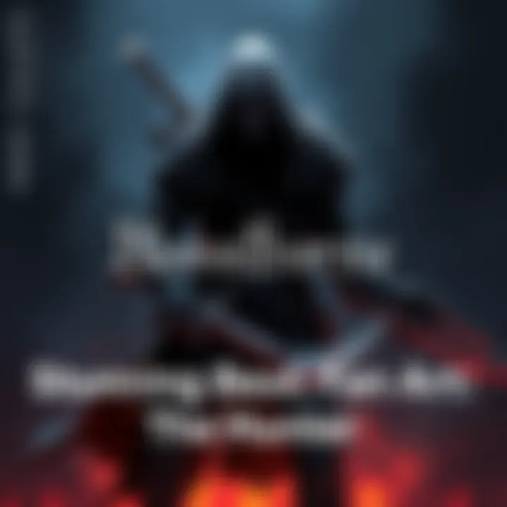 Fan Art of The Hunter A detailed illustration of The Hunter from Bloodborne, showcasing their dark attire and menacing weaponry in a dramatic pose.