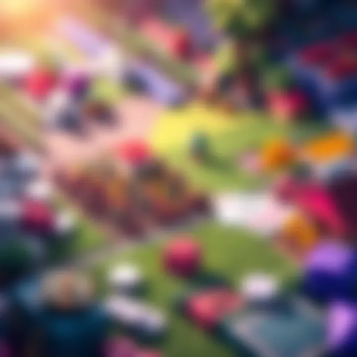A colorful tileset featuring farming fields and gambling elements like cards and dice, highlighting design improvements.