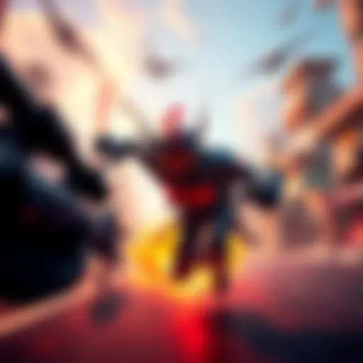 A dynamic fast enemy character in a vibrant game environment, showcasing unique characteristics and speed balance.