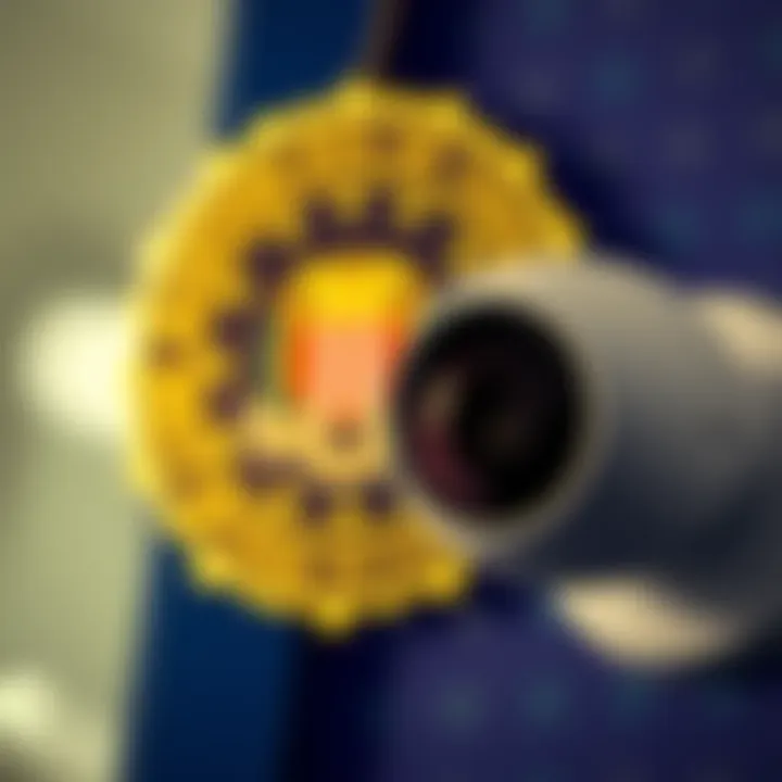 FBI emblem alongside a Google Nest camera representing privacy concerns