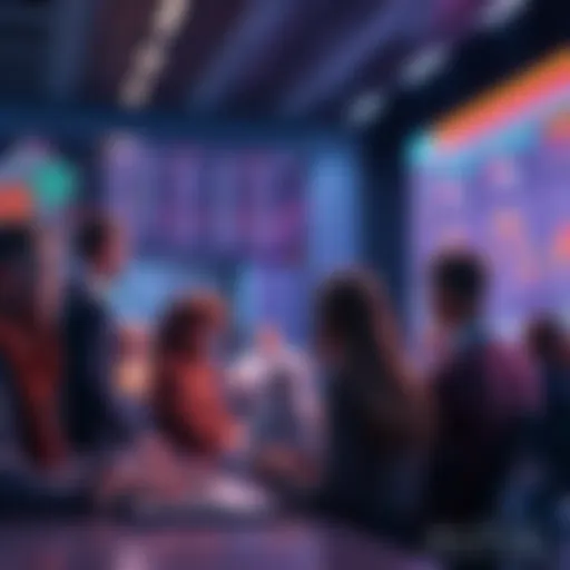 A group of people discussing and rating AI model designs on a forum