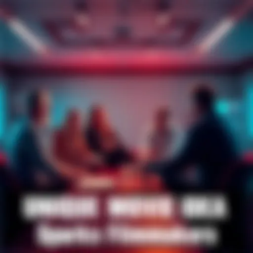 A group of filmmakers in a meeting, brainstorming over a new movie concept that excites them