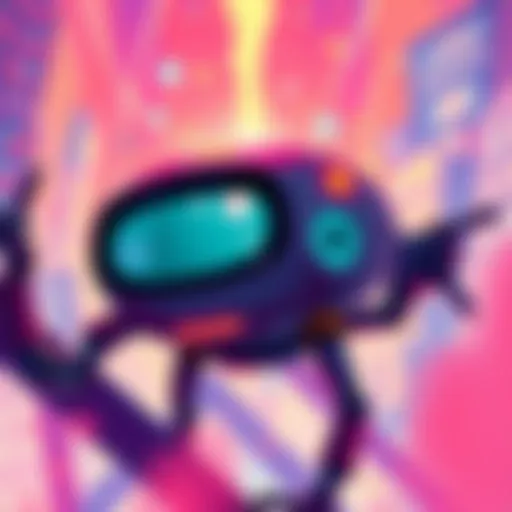 A vibrant illustration created from a DALL-E prompt, showing the unique image that came to life, reflecting the author's vision.