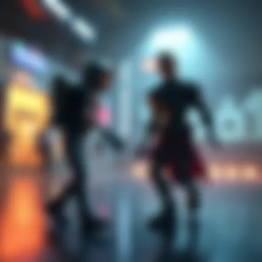 A basic animated scene created in Unreal Engine showcasing character movement