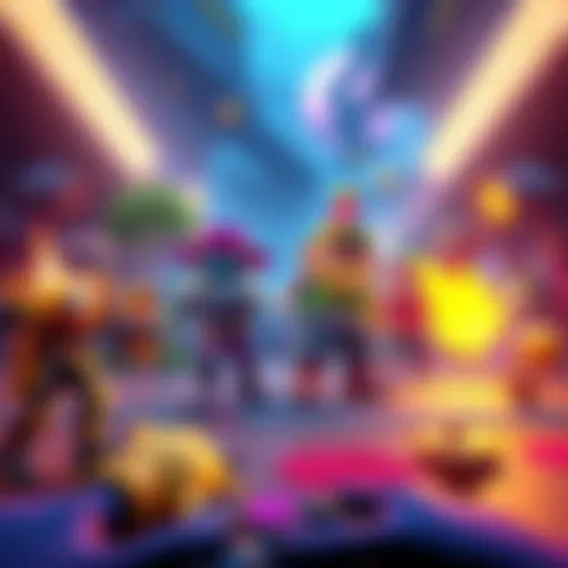A screenshot of the first game created with Godot showing colorful characters and engaging gameplay scenes