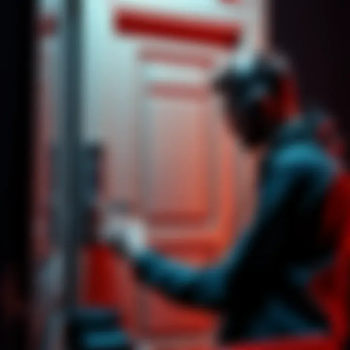 A game developer adjusting weight paint settings on a door model to fix bone deformation issues.