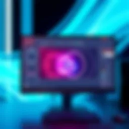 A computer screen shows a 3D modeling software interface with highlighted edge loops and flipped normals being corrected.