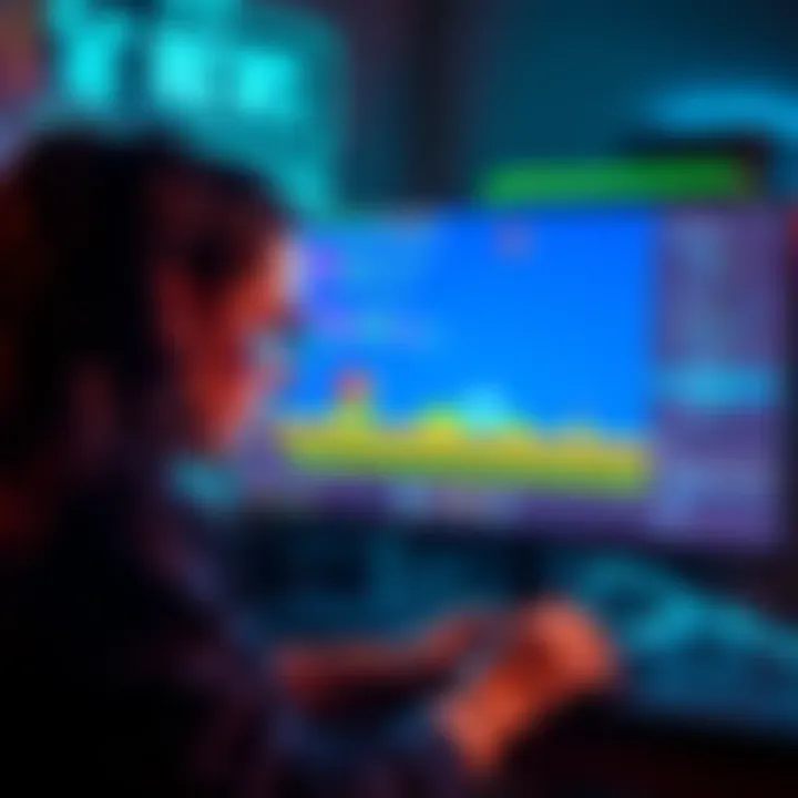 A programmer troubleshooting code for a Flappy Bird game on a computer screen